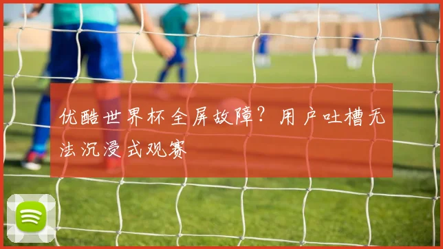 优酷世界杯全屏故障？用户吐槽无法沉浸式观赛